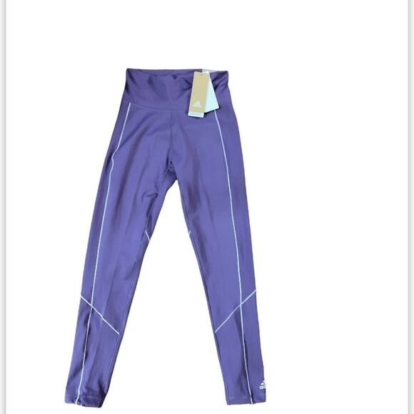 NEW ADIDAS BELIEVE THIS 2.0 HIGH RISE 7/8 PURPLE SIZE S LEGGINGS - Picture 10 of 10